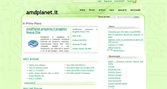 Desktop Screenshot of amdplanet.it