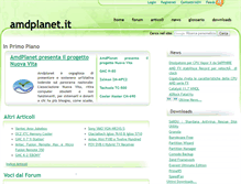 Tablet Screenshot of amdplanet.it